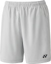 【送料290円】ヨネックス ニットハーフパンツ アイスグレー Yonex 25068 326