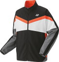 【送料無料】ヨネックス 裏地付ウォームアップシャツ(フィットスタイル) ブラック Yonex 50143 007