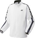 【送料無料】ヨネックス ユニニットウォームアップシャツ ホワイト Yonex 51046 011