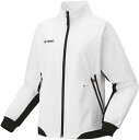 ヨネックス ウィメンズウォームアップシャツ ホワイト Yonex 57075 011