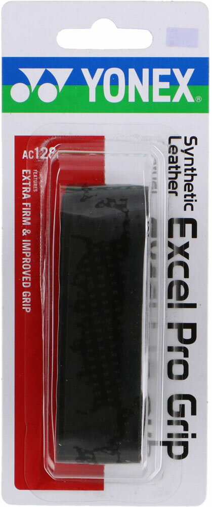 ヨネックス シンセティックレザーエクセルプログリップ ブラック Yonex AC128 007