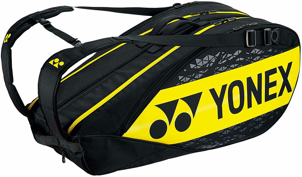 ヨネックス ラケットバッグ6 （テニス6本用） ランニングイエロー Yonex BAG2202R 824のサムネイル