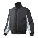 【送料無料】ミズノ グラウンドコート(メンズ) ブラック×シルバー Mizuno 12JE5G2079