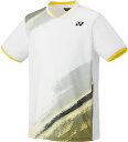 ヨネックス ユニゲームシャツ(フィットスタイル) ホワイト Yonex 10541 011