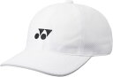 ヨネックス ユニメッシュキャップ ホワイト Yonex 40106 011