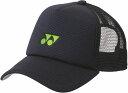 ヨネックス ユニメッシュキャップ ブラック Yonex 40107 007