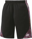 【送料無料】ヨネックス メンズニットハーフパンツ ブラック Yonex 15188 007