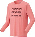 【送料無料】ヨネックス ユニロングスリーブTシャツ リリーピンク Yonex 16711 539