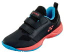 【送料無料】ヨネックス テニス シューズ パワークッション ジュニア AC BK×コーラルレッド Yonex SHTJR2AC 542