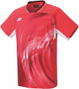 【送料無料】ヨネックス メンズゲームシャツ(フィットスタイル) パールレッド Yonex 10568 321