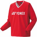 【送料無料】ヨネックス ユニ裏地付Vブレーカー サンセットレッド Yonex 32038 496