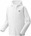 【送料無料】ヨネックス ユニスウェットパーカー ホワイト Yonex 50144 011