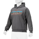 【送料無料】ミズノ グローバルエリート スウェットパーカ(ユニセックス) チャコールグレー Mizuno 12JEBK1008(4)