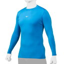 【送料無料】ミズノ バイオギア(ローネック/長袖)(ユニセックス) ブルー Mizuno 12JABC1127(4)