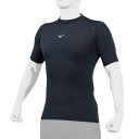 【送料無料】ミズノ バイオギア(ローネック/半袖)(ユニセックス) ネイビー Mizuno 12JABC3114(4)