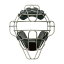 【送料無料】ミズノ ミズノプロ 硬式／革ソフトボール用チタンマスク(捕手／審判員兼用) シルバー（高校野球では使用できません） Mizuno 1DJQH20003