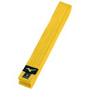 【送料無料】ミズノ 柔道帯(色帯/綾織生地/ウラ抜けあり) 黄 Mizuno 22JV9A1845