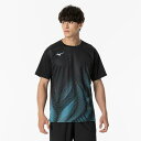 【送料無料】ミズノ ゲームシャツ(ラケットスポーツ)(ユニセックス) ブラック Mizuno 62JAB02009