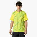 【送料290円】ミズノ ゲームシャツ(ラケットスポーツ)(ユニセックス) セーフティーイエロー Mizuno 62JAB02937