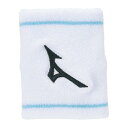 【送料無料】ミズノ リストバンド(ユニセックス) ホワイト Mizuno 62JYB00201