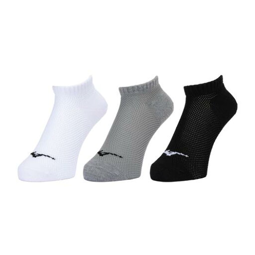 【送料290円】ミズノ 3Pメッシュソックス(アンクル)(ユニセックス) ホワイト×グレー×ブラック Mizuno 32JXB10595 【送料290円】ミズノ 3Pメッシュソックス(アンクル)(ユニセックス) ホワイト×グレー×ブラック Mizuno 32JXB10595