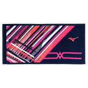 【送料無料】ミズノ 今治製タオル/バスタオル(箱入り) ネイビー×ピンク Mizuno 32JYB10084(4)