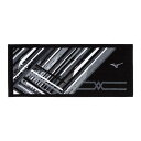 【送料無料】ミズノ 今治製タオル/フェイスタオル(箱入り) ブラック×グレー Mizuno 32JYB10291(4)