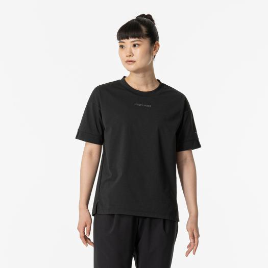 ミズノ ソフトドライTシャツ［ウィメンズ］ ブラック Mizuno 32MAB30009