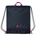 ミズノ ランドリーバッグ ネイビー×ピンク Mizuno 33JMB00287