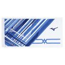【送料無料】ミズノ 今治製タオル/バスタオル(箱入り) ホワイト×ブルー Mizuno 32JYB10090
