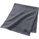 【送料無料】ミズノ 耐久消臭/抗菌防臭 着るドラントフェイスタオル グレー Mizuno C2JYAY1005