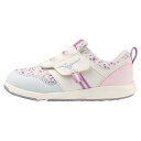 【送料無料】ミズノ ミズノプレモア キッズ2(キッズシューズ) ホワイト×ピンク×ライトブルー Mizuno C1GD223321