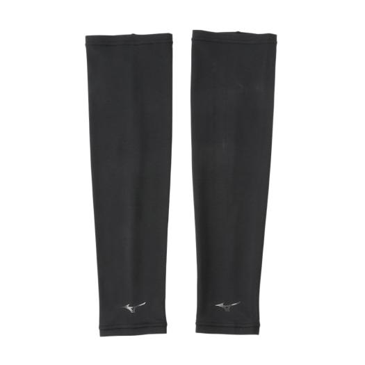 【送料290円】ミズノ 猛暑対策 クールホールドアームガード（メンズ） ブラック Mizuno E2MYB00509