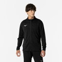 【送料無料】ミズノ ウォームアップシャツ(ユニセックス) ブラック Mizuno P2MCB09009