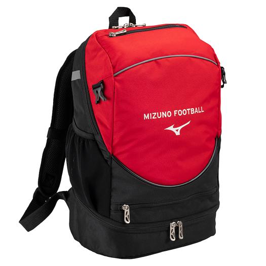 【送料無料】ミズノ サッカーバックパック 16L ［ジュニア］ レッド ブラック Mizuno P3JDB00162