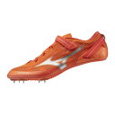 ミズノ エックスブラストエリート3(短距離/ハードル)(ユニセックス) オレンジ×シルバー Mizuno U1GA230211