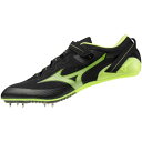 ミズノ エックスブラストエリート3(短距離/ハードル)(ユニセックス) ブラック×グリーン Mizuno U1GA230212