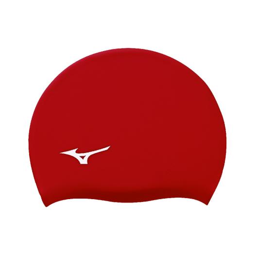 【送料無料】ミズノ シリコーンキャップ(ユニセックス) レッド Mizuno N2JWB05062