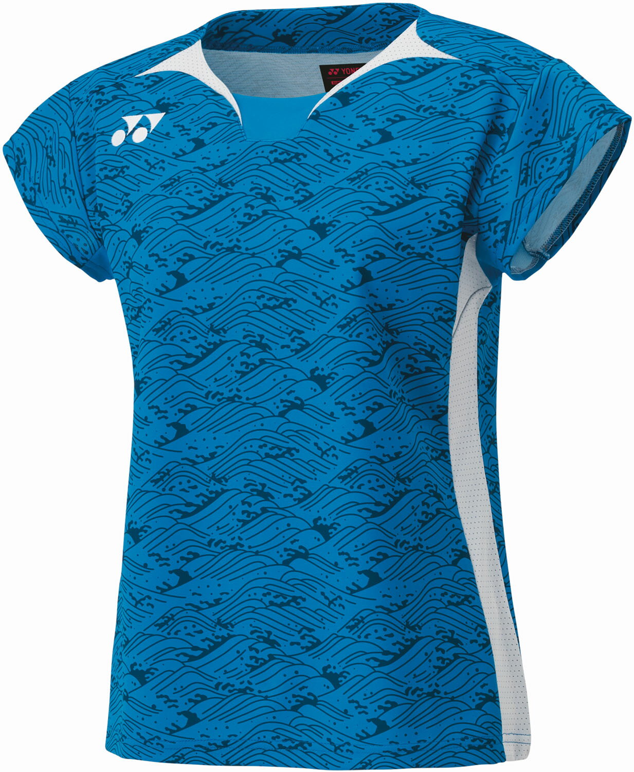 ヨネックス ウィメンズゲームシャツ(フィットシャツ) ブルー Yonex 20822 002