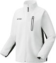 【送料無料】ヨネックス ウィメンズウォームアップシャツ ホワイト Yonex 57083 011