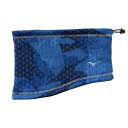 【送料290円】ミズノ リバーシブルネックウォーマー(ユニセックス) クラシックブルー×ページエントブルー Mizuno 32JYB70023(4)