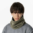 【送料290円】ミズノ ストレッチ/防風/発熱素材 テックシールド×ブレスサーモネックウォーマー(ユニセックス) ダークカーキ Mizuno 32JYB7053...