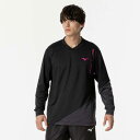 【送料290円】ミズノ ライトスウェットシャツ(ユニセックス) ブラック×エボニー Mizuno 62MCB51109
