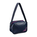 ミズノ ショルダーバッグ(5L) ネイビー×ピンク Mizuno 63JMB51187