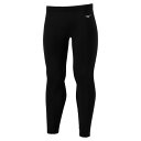 【送料無料】ミズノ 裏起毛インナータイツ(ユニセックス) ブラック Mizuno P2MBB55009