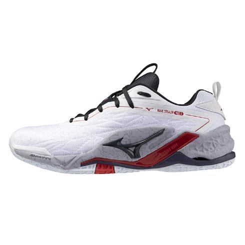 ミズノ ウエーブステルス NEO2(ハンドボール)(ユニセックス) ホワイト×レッド×ブラック Mizuno X1GA240021 ミズノ ウエーブステルス NEO2(ハンドボール)(ユニセックス) ホワイト×レッド×ブラック Mizuno X1GA240021