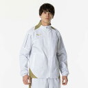 【送料無料】ミズノ ウインドブレーカーシャツ(バスケットボール)(ユニセックス) ホワイト×ゴールド Mizuno W2JEB50101