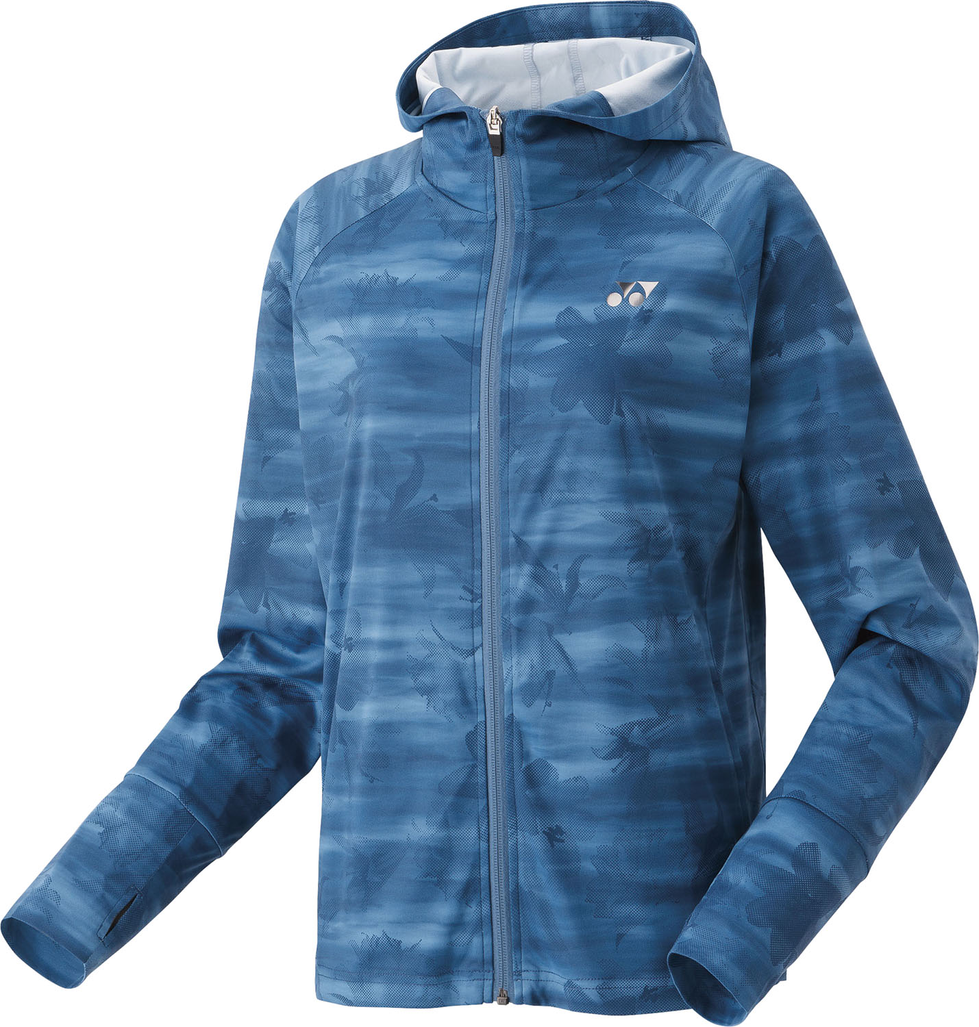 【送料無料】ヨネックス ウィメンズニットウォームアップパーカー フェルトブルー Yonex 57089 590