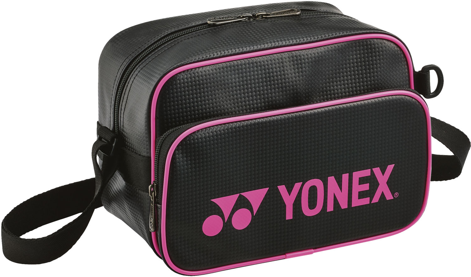 【送料無料】ヨネックス ショルダーバッグ ブラック×ピンク Yonex BAG25SB 181
