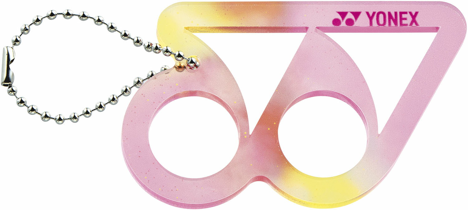 【送料290円】ヨネックス ロゴキーホルダー ピンク Yonex AC506 026